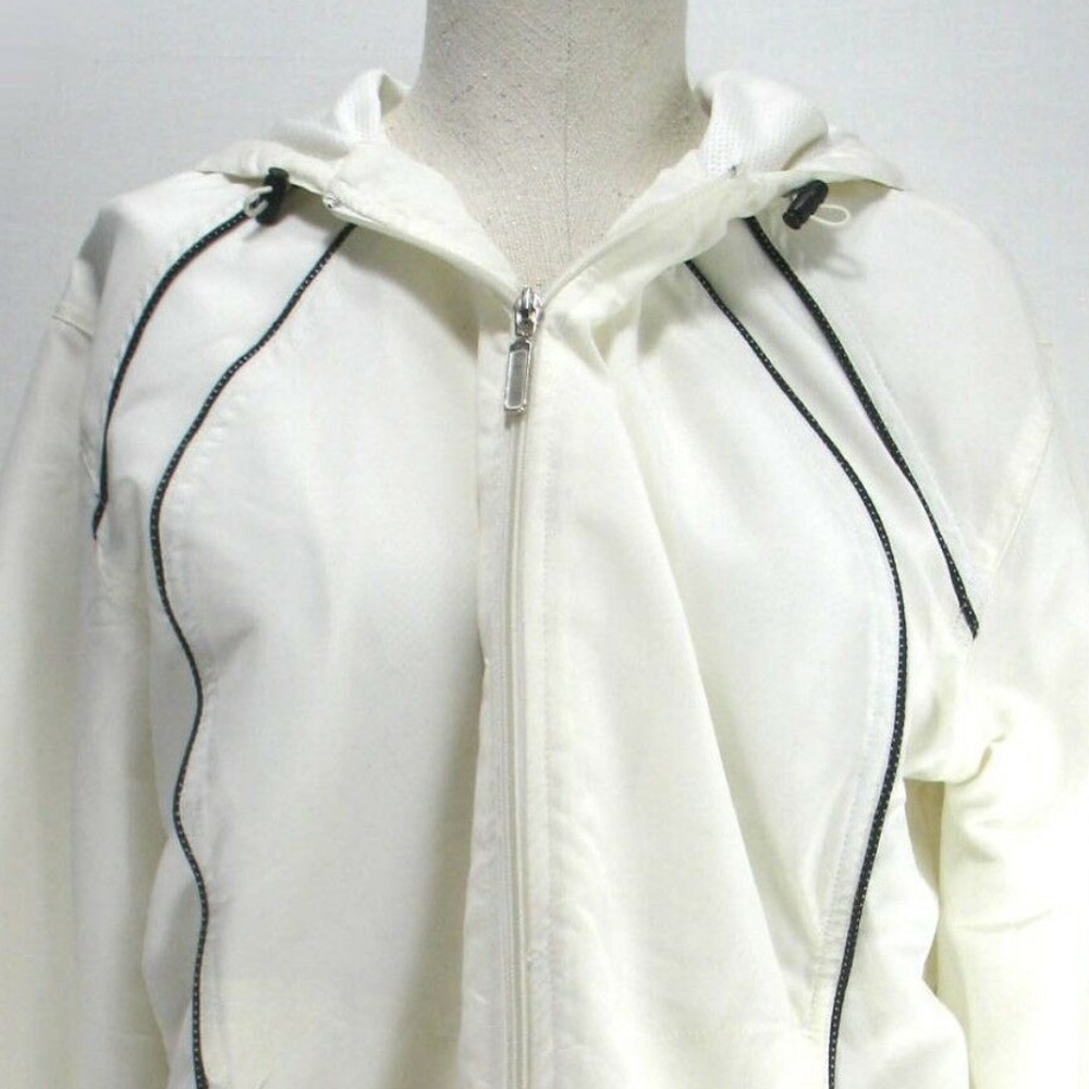Wilson Hoodie Full Zip White Mesh Lining Sz L